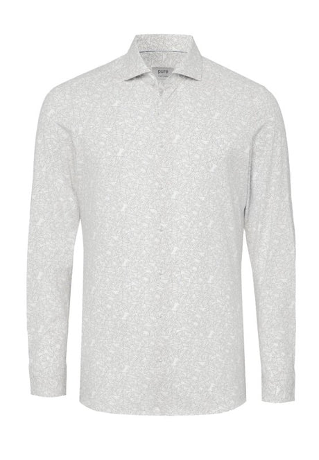 Pure - Functional Hemd heren - Beige - maat XXL
