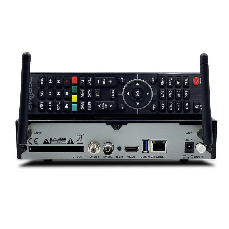 Zgemma H17 Combo UHD HEVC - 4K Satelliet & Kabel Ontvanger