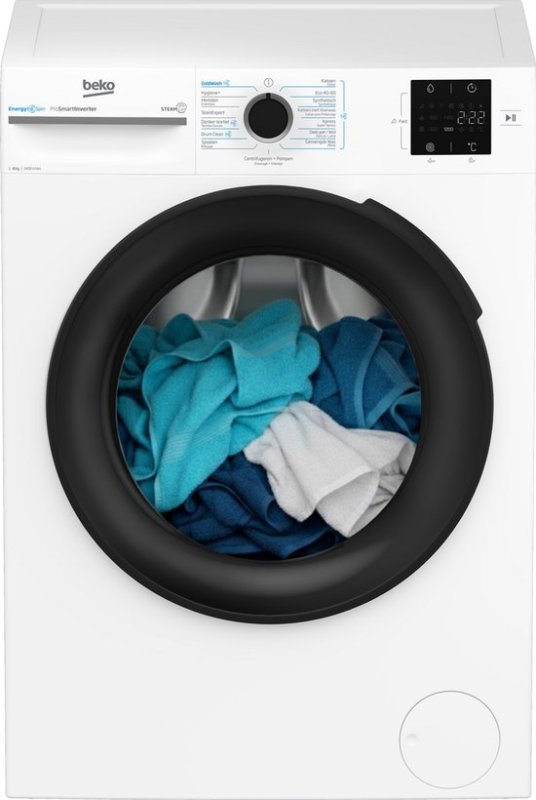 Beko wasmachine BM3WFT3841W - NL/FR - 8 kg 