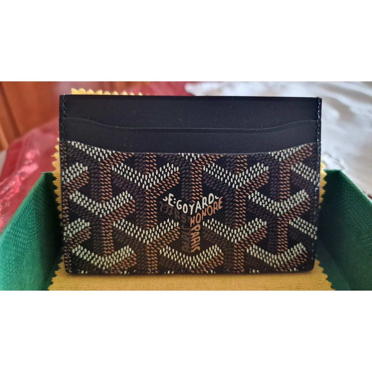 Goyard Paris Saint Sulpice Kaarthouders Leer