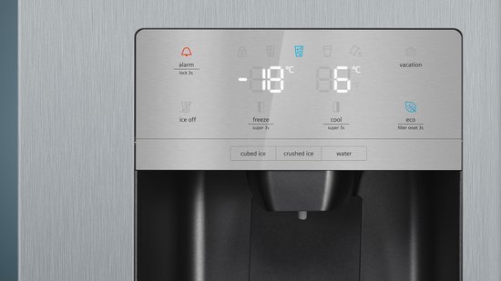 Siemens Amerikaanse koelkast KA93GAIDP - iQ500 - RVS