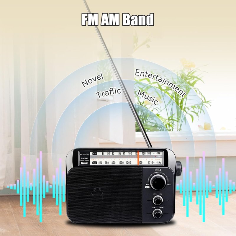 Retekess TR604 draagbare Radio