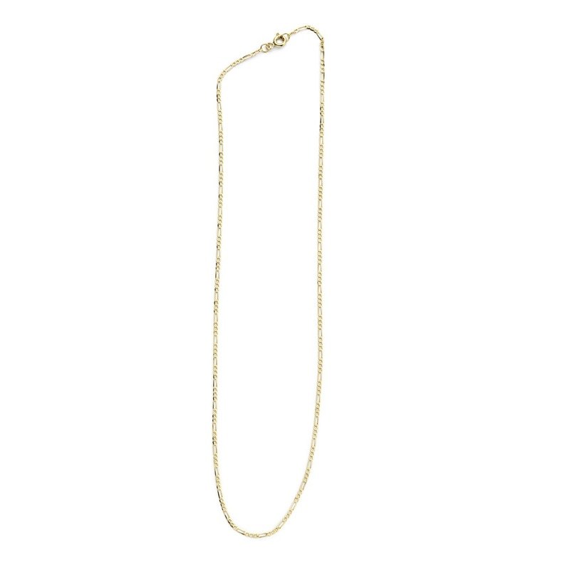 Blush - 3192YGO 14k gouden figaro schakelketting 42 cm