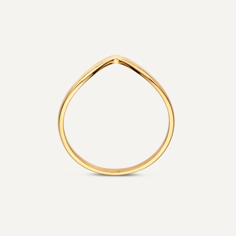 TOV ESSENTIALS - Wishbone Ring - maat 60