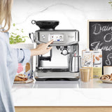 Combi pakket: Espressomachine The Barista Touch Impress - Brushed Stainless Steel + the Knock Box 10 + Sage the Descaler™ - Ontkalker 