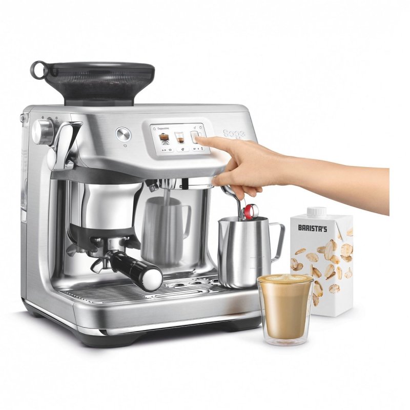 Combi pakket: Espressomachine The Barista Touch Impress - Brushed Stainless Steel + the Knock Box 10 + Sage the Descaler™ - Ontkalker 