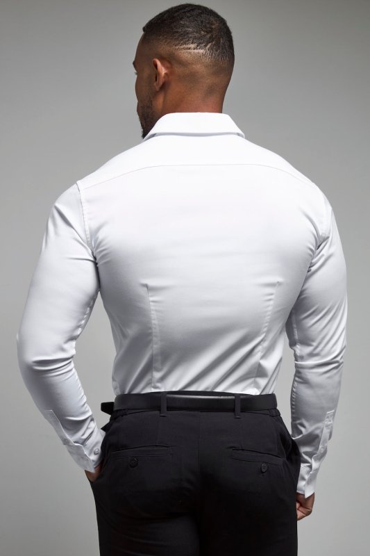Tailored Athlete overhemd Wit - maat M