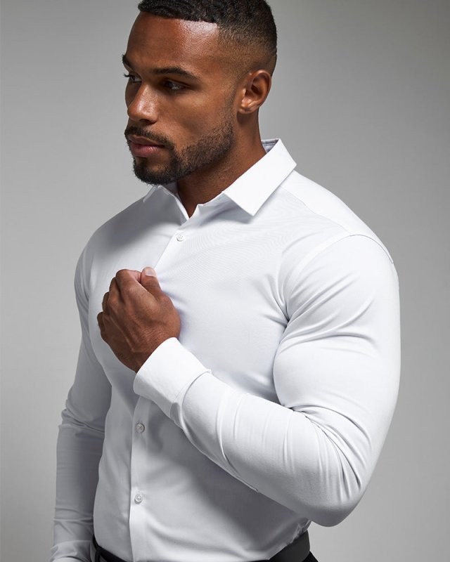 Tailored Athlete overhemd Wit - maat M