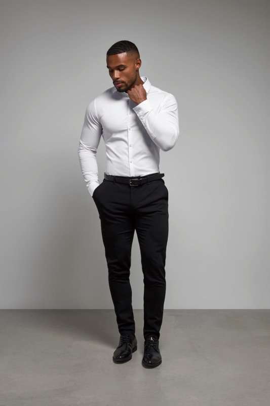 Tailored Athlete overhemd Wit - maat M