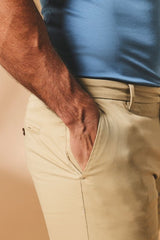 Tailored Athlete Chino stretch Trouser Stone - maat W34 x L30