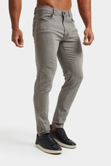 Tailored Athlete stretch jeans Light Grey - maat W34 x L30