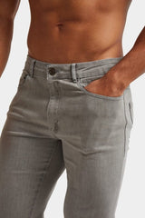 Tailored Athlete stretch jeans Light Grey - maat W34 x L30