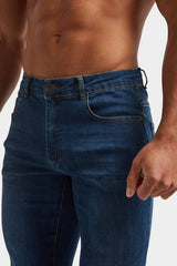 Tailored Athlete stretch jeans donker blauw - maat W34 x L30