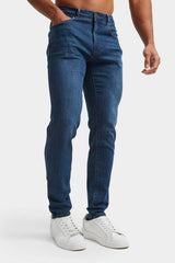 Tailored Athlete stretch jeans donker blauw - maat W34 x L30