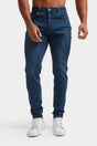 Tailored Athlete stretch jeans donker blauw - maat W34 x L30