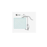 Banka Galicia roestvrijstalen spoelbak met afdruipgedeelte 835 x 440 mm