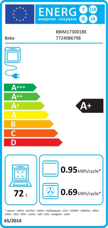 Beko BBIM173001BE AEROperfect
