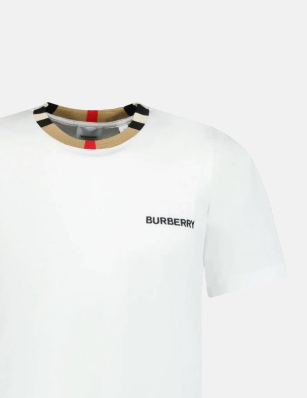 Burberry Jayson wit katoenen T-shirt - Maat L