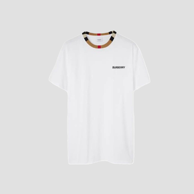 Burberry Jayson wit katoenen T-shirt - Maat L