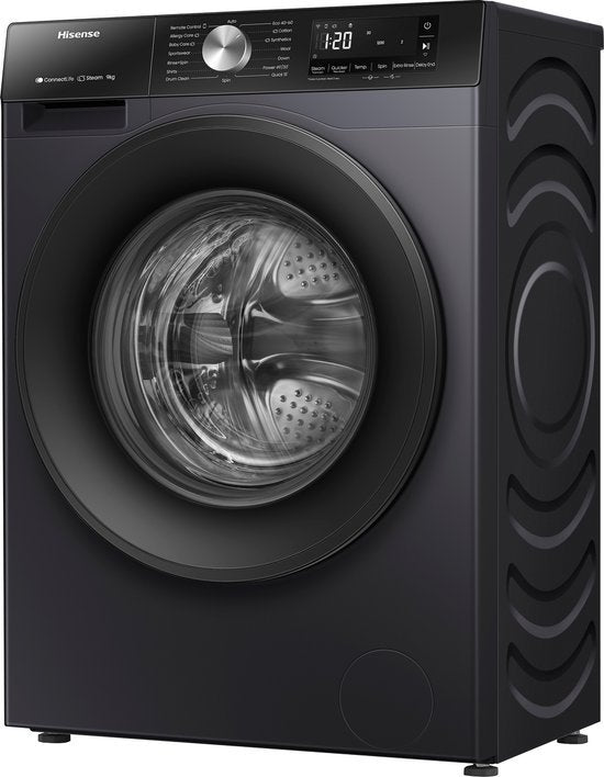 Hisense wasmachine 3S Serie WF3S9043BB3 - Zwart