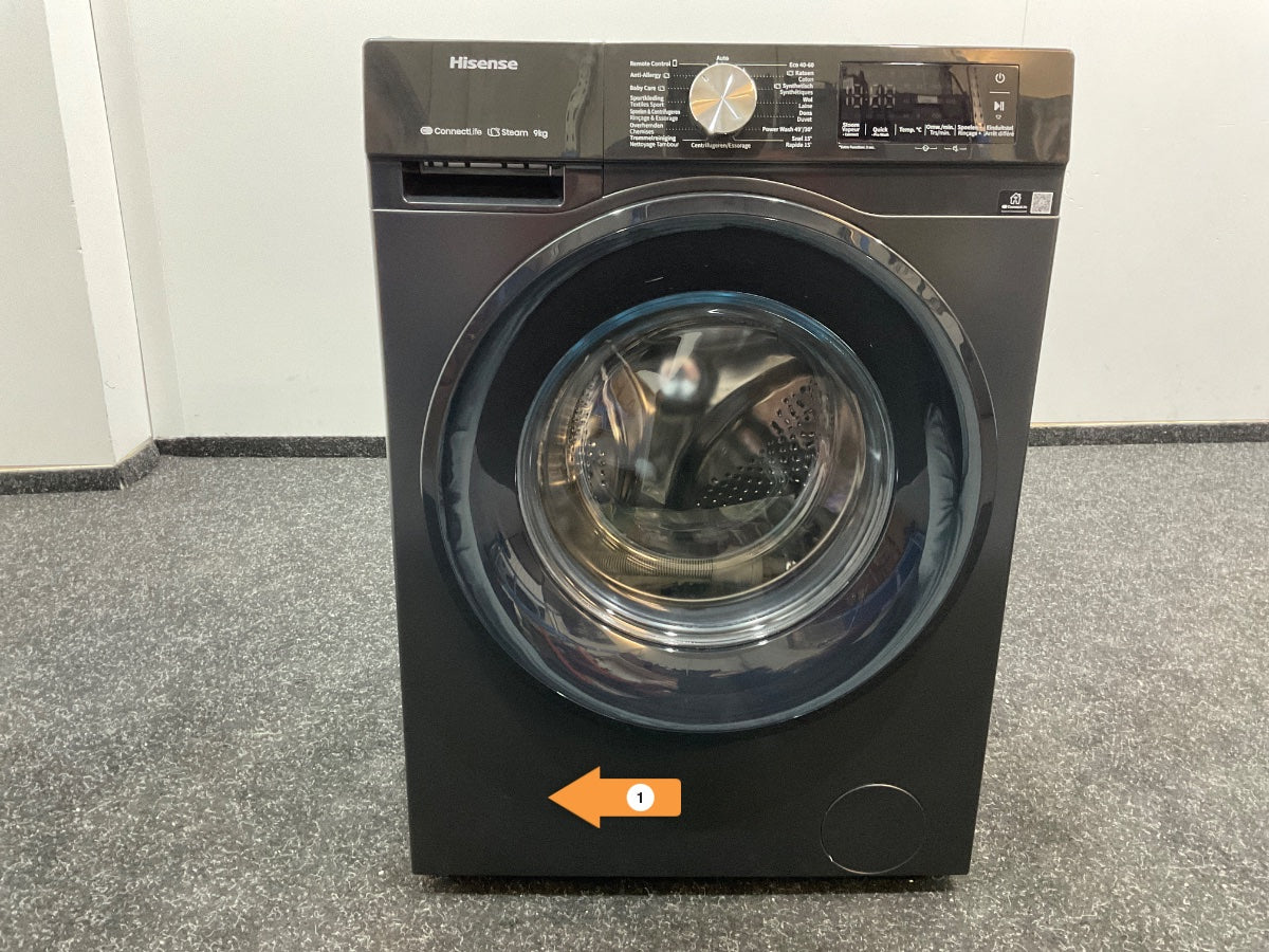 Hisense wasmachine 3S Serie WF3S9043BB3 - Zwart