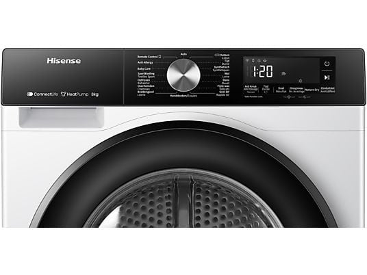 Hisense warmtepompdroger DH3S802BW3 - 3S Serie 