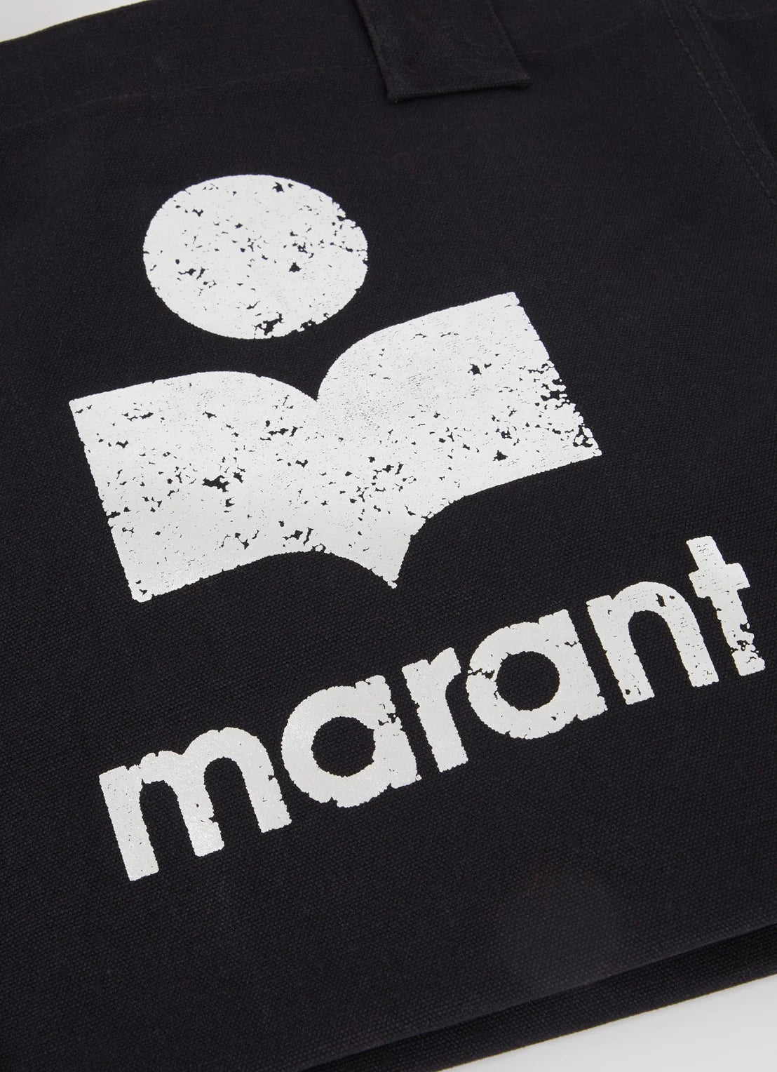 Isabel Marant Yenky Small shopper met logo in glanzend zilver kleur
