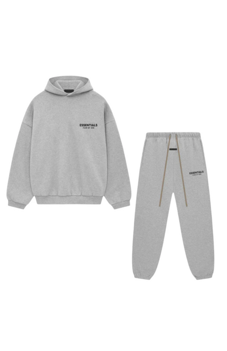 Fear of God Essentials FW24 Light Heather Full Set - Maat M