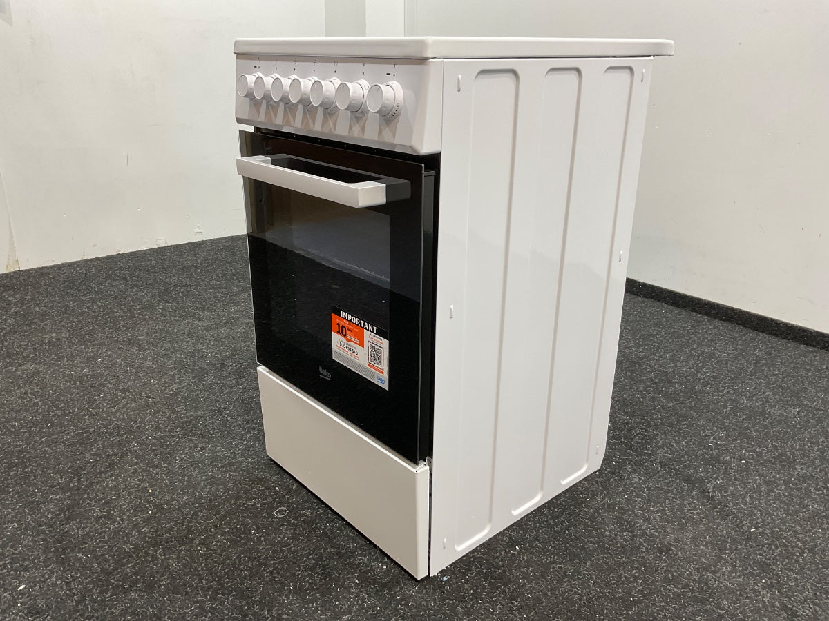 Beko keramisch fornuis FSM57100GW - 50 cm
