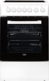 Beko keramisch fornuis FSM57100GW - 50 cm