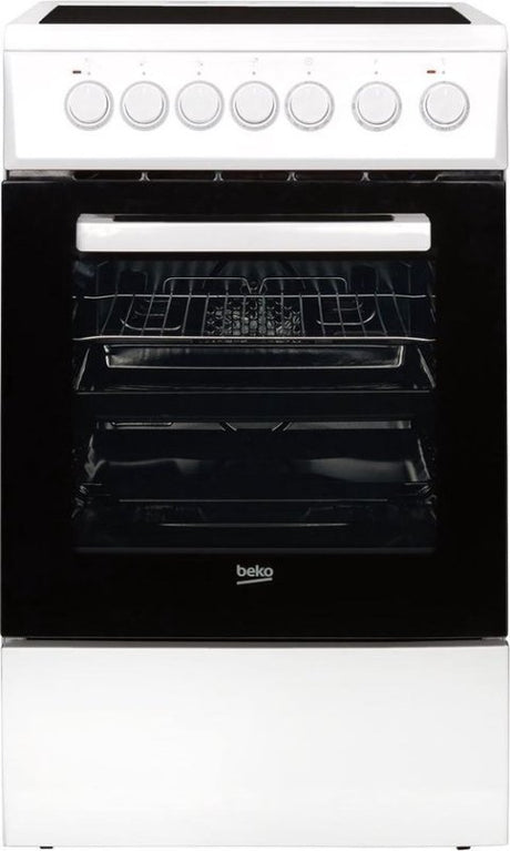 Beko keramisch fornuis FSM57100GW - 50 cm - Wit