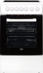 Beko keramisch fornuis FSM57100GW - 50 cm - Wit