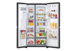 LG Amerikaanse koelkast GSLE91EVAC - 628L - Zwart