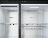 LG Amerikaanse koelkast GSLE91EVAC - 628L - Zwart