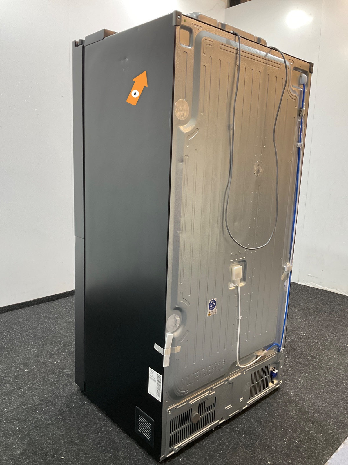 LG Amerikaanse koelkast GSLE91EVAC - 628L - Zwart