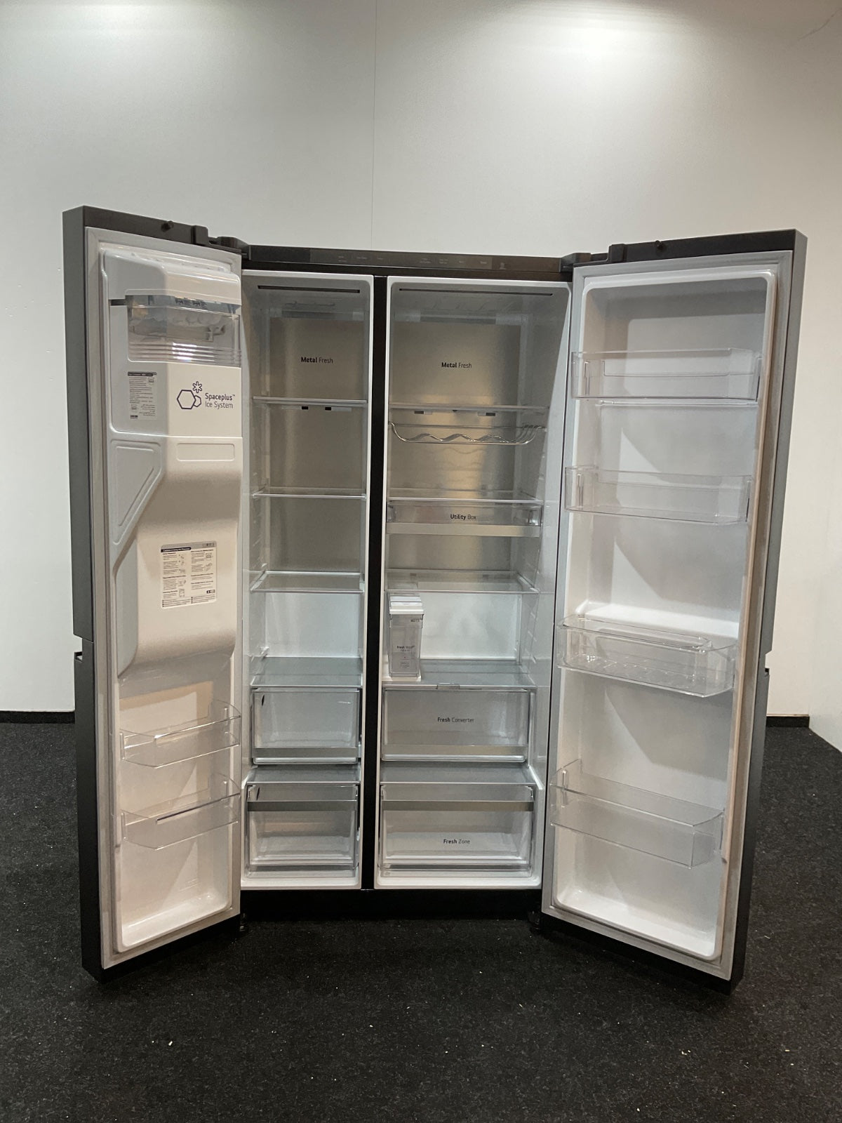 LG Amerikaanse koelkast GSLE91EVAC - 628L - Zwart