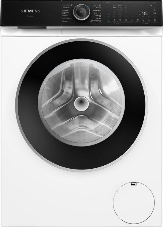 Siemens wasmachine WG46H2A7NL - met stoom - iQ500 