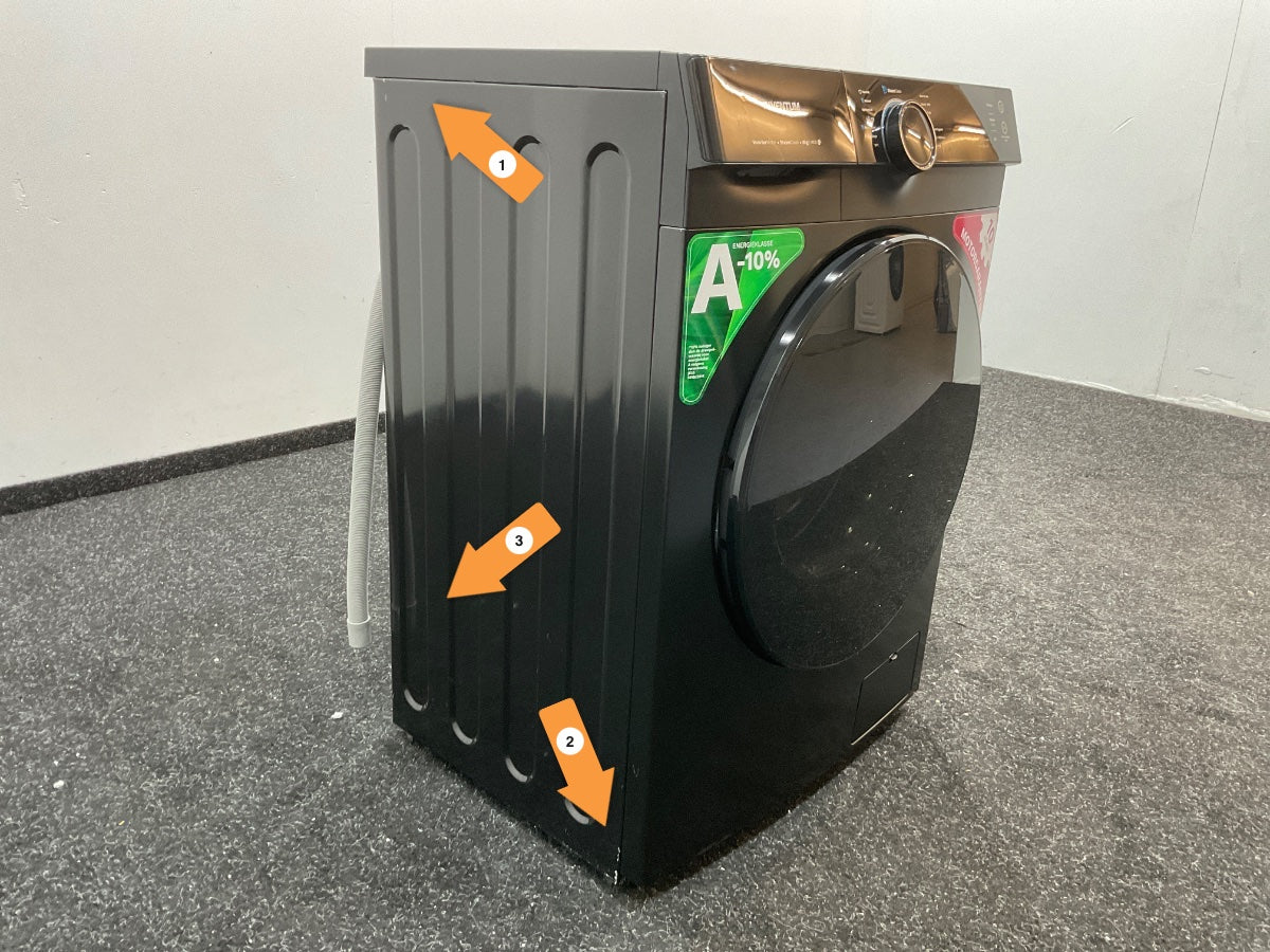 Inventum wasmachine VWM8010B - Zwart