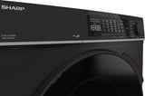 Sharp wasmachine ESNFL014CBNA2BX - 10kg - Zwart