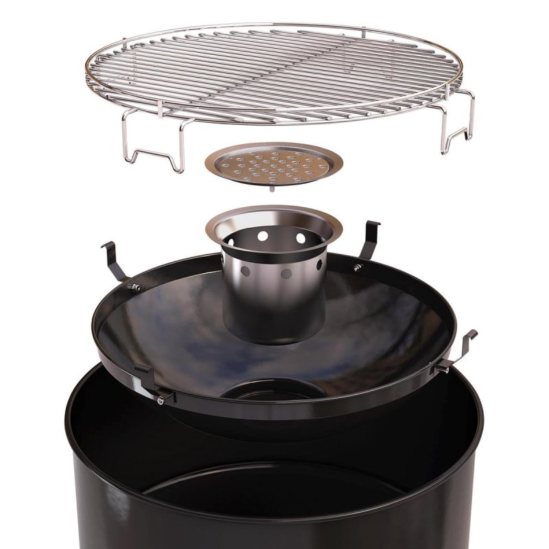 Barbecook Edson Houtskoolbarbecue - Zwart