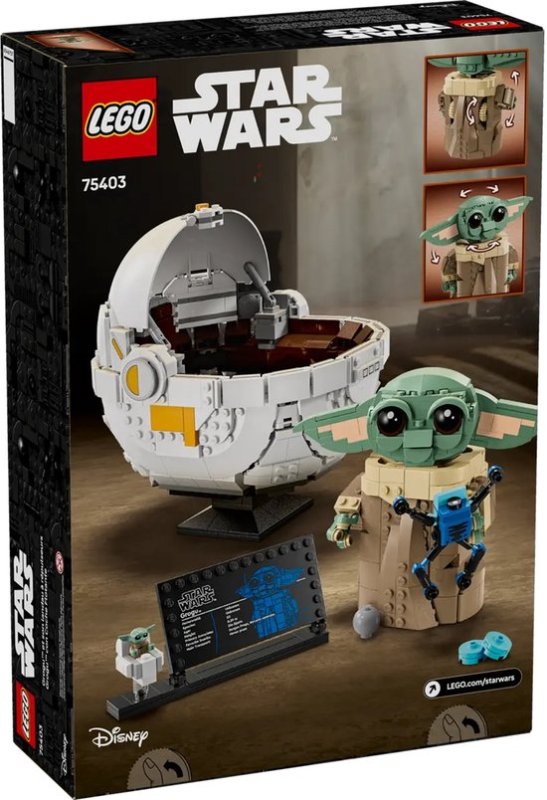 LEGO Star Wars: The Mandalorian Grogu met zweefkinderwagen - 75403