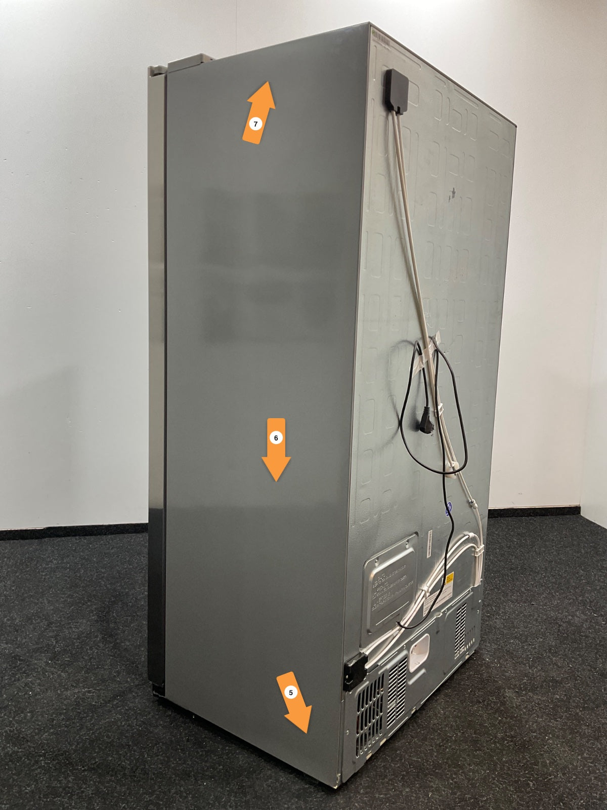 Bosch Amerikaanse koelkast KAD93AIDP - Serie 6 - RVS