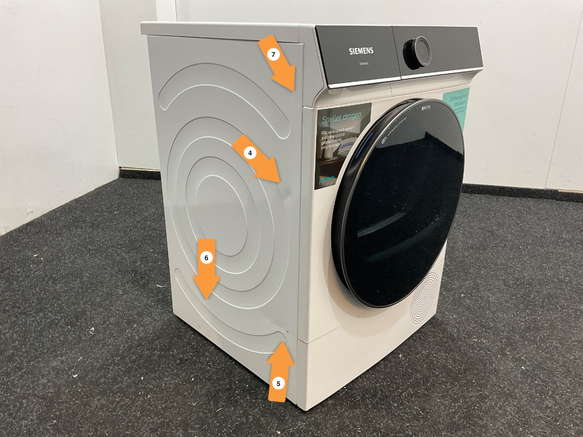 Siemens warmtepompdroger WQ46B6CSNL - iQ700 - Wit
