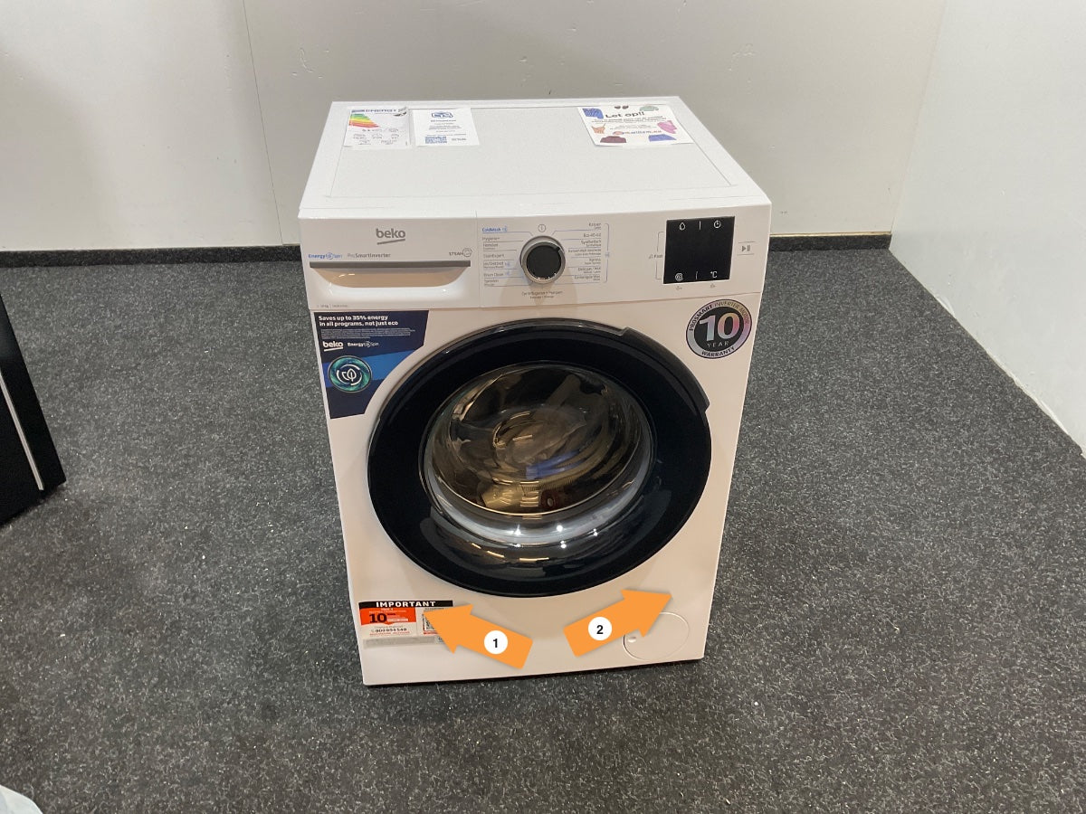 Beko wasmachine b300 BM3WFT31041W - EnergySpin - 10 kg 