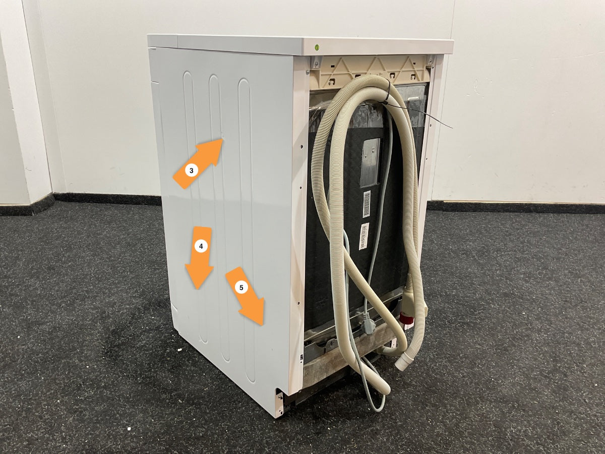 Inventum smalle vaatwasser VVW4530AW - Vrijstaand