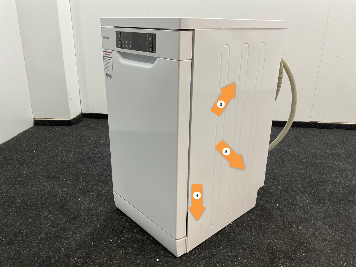 Inventum smalle vaatwasser VVW4530AW - Vrijstaand