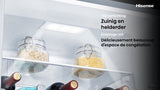 Hisense koelkast RB390N4BFC - 304 liter - Zwart