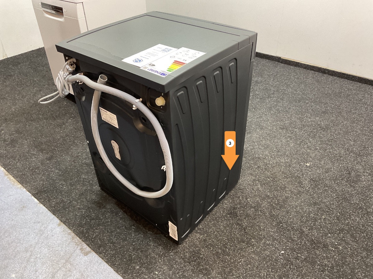 Sharp wasmachine ESNFL014CBNA2BX - 10kg - Zwart