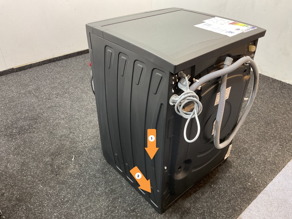 Sharp wasmachine ESNFL014CBNA2BX - 10kg - Zwart