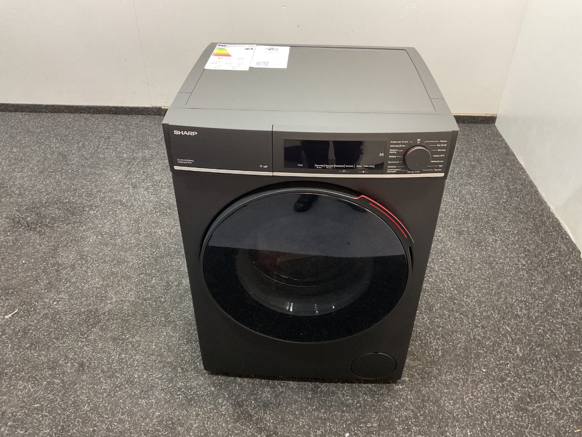Sharp wasmachine ESNFL014CBNA2BX - 10kg - Zwart